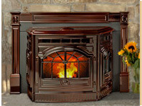 Castile Castile Quadra Fire Pellet Insert Fireplace