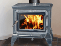 Castleton - Seafoam Enamel Castleton - Seafoam Enamel Hearthstone Wood Stove