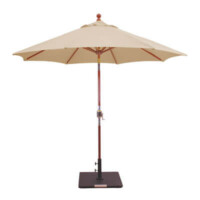 Crank Lift, Rotational Tilt Galtech International patio umbrellas