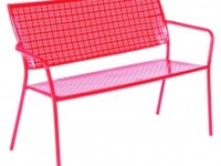 26-1052_Martini Iron Garden Bench - Cherry Pie Alfresco Home patio seating
