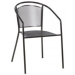 26-1102_Martini Stackable Iron Mesh Café Chair Alfresco Home patio seating
