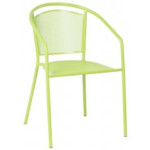 26-1104_Martini Stackable Iron Mesh Bistro Chair Alfresco Home patio seating
