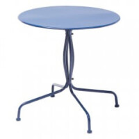 Martini Iron 27.5in Round Bistro Table Alfresco Home patio tables