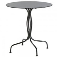 Martini Iron 27.5in Round Bistro Table Alfresco Home patio tables