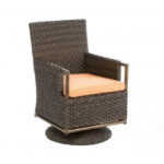 41-1432_Gramercy Dining Swivel Arm Chair Alfresco Home patio seating