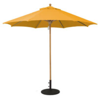 Designer Teak Galtech International patio umbrellas