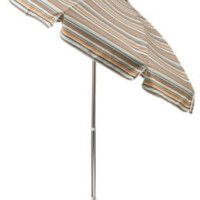 6090 Aluminum Tilting Octagon 7.5ft Push Button Manual Lift Umbrella