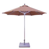 Driftwood 9ft Deluxe Commercial Galtech International patio umbrellas