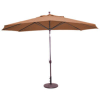 Deluxe Auto Tilt Oval Galtech International patio umbrellas