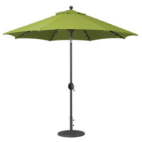 Auto Tilt w LED Lights Galtech International patio umbrellas