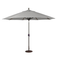 Auto Tilt w LED Lights Galtech International patio umbrellas