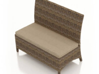 NC275-265DLS Bainbridge Dining Loveseat Bench NorthCape patio seating